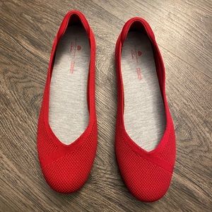 Clarks cloudsteppers red flats Sz 8